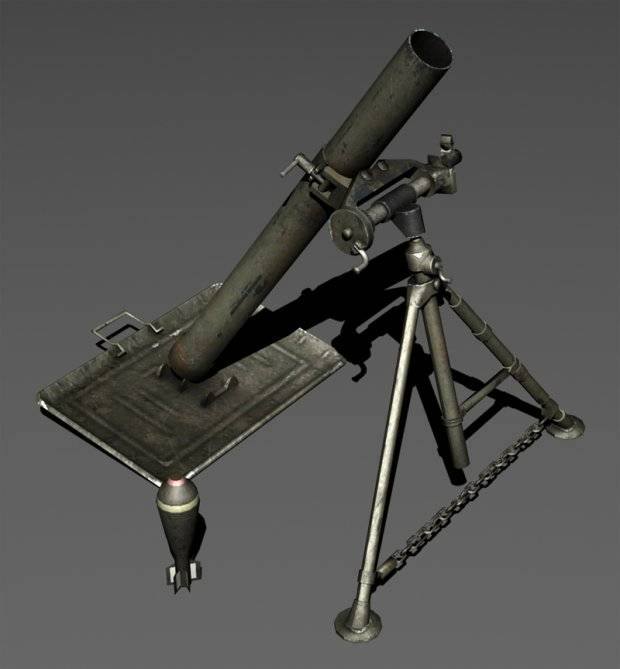 迫击炮模型 – zbrush之家